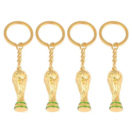 4 PCS World Cup Trophy Keychain