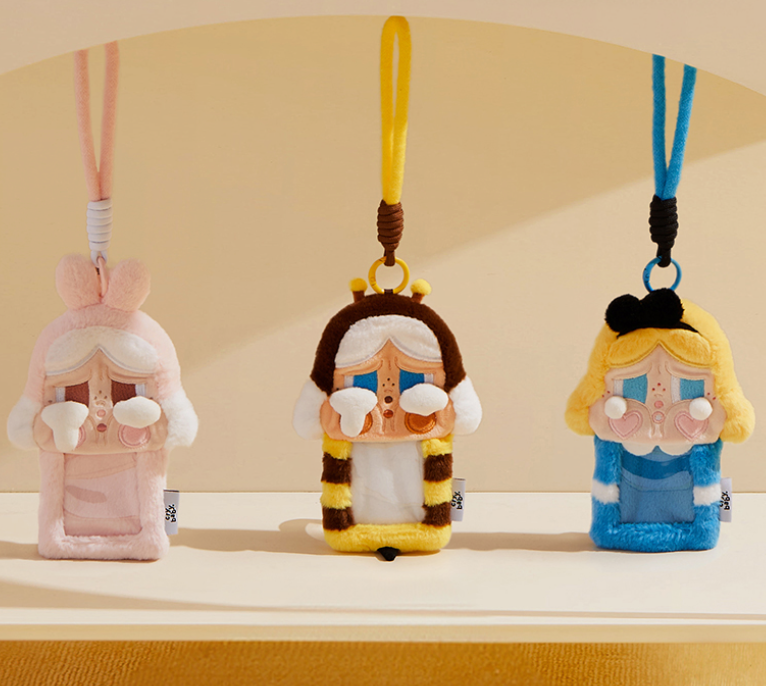 CRYBABY crying again plush card holder toy doll