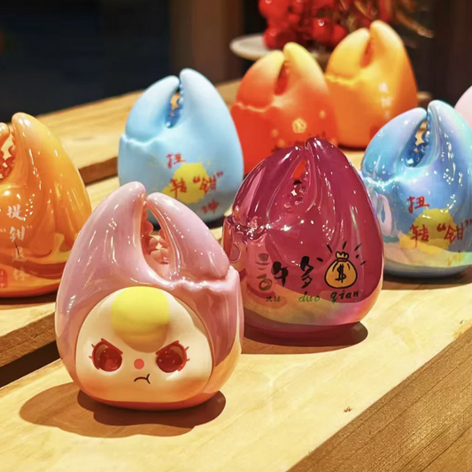 Baby three Have Money In Hand bean toy doll