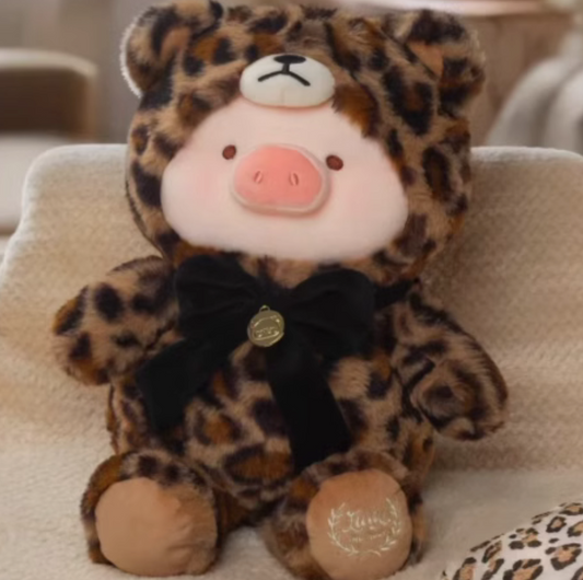 LULU TEDDY Leopard print plush toy doll
