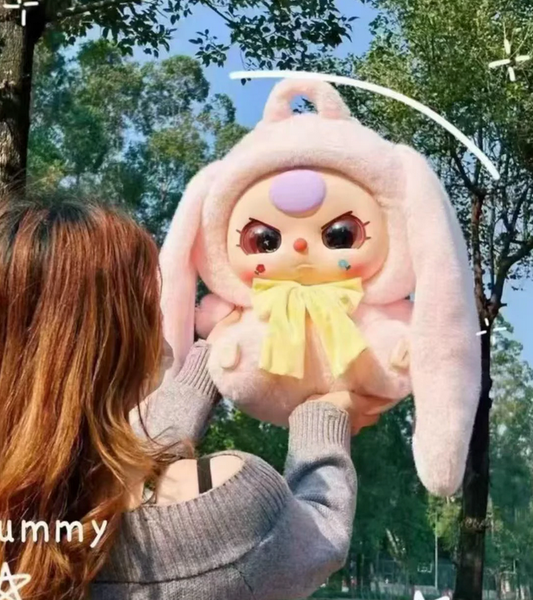 Baby Three Bunny Backpack toy doll