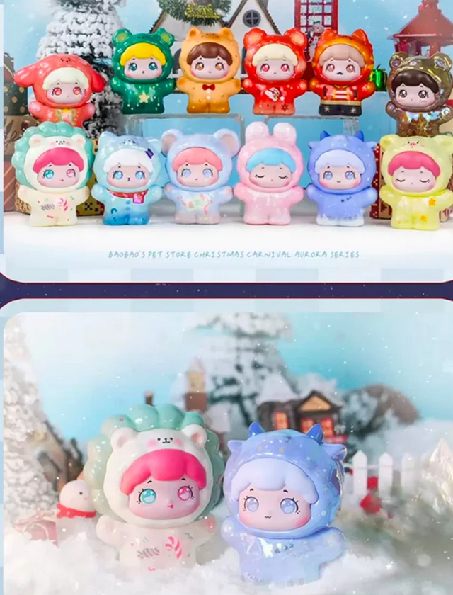 Baobao’s Pet Store Christmas Carnival Plus Size Mini Bean toy doll