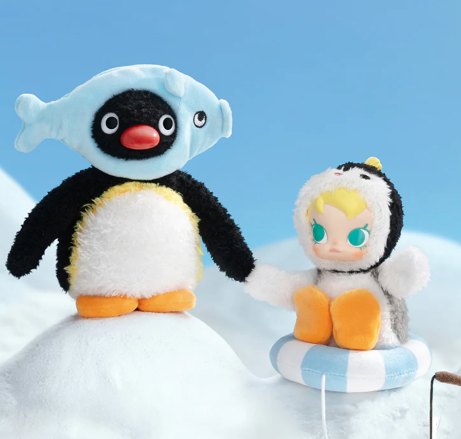 Baby Molly x Pingu Happy Fishing Series toy doll