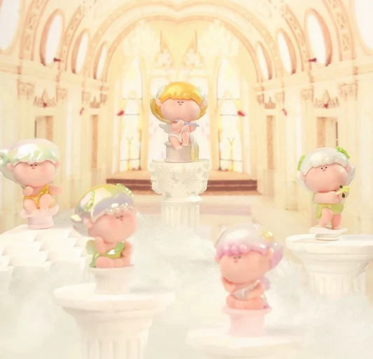 Amlls Sculpture Angel Mini Bean toy doll