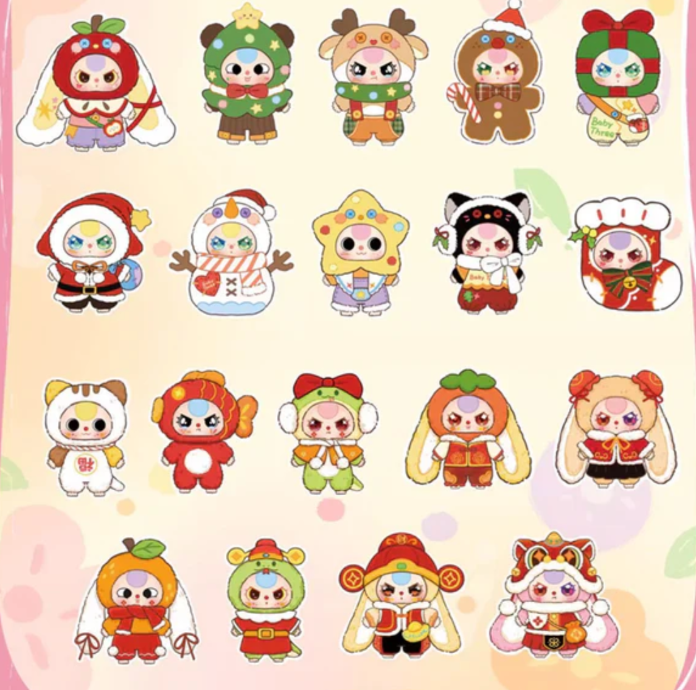 Baby Three Happy Camp Fragrant Tablets Air Freshener toy doll