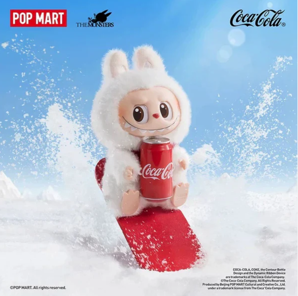 LABUBU The Monsters Coca Cola Vinyl Face Plush toy doll