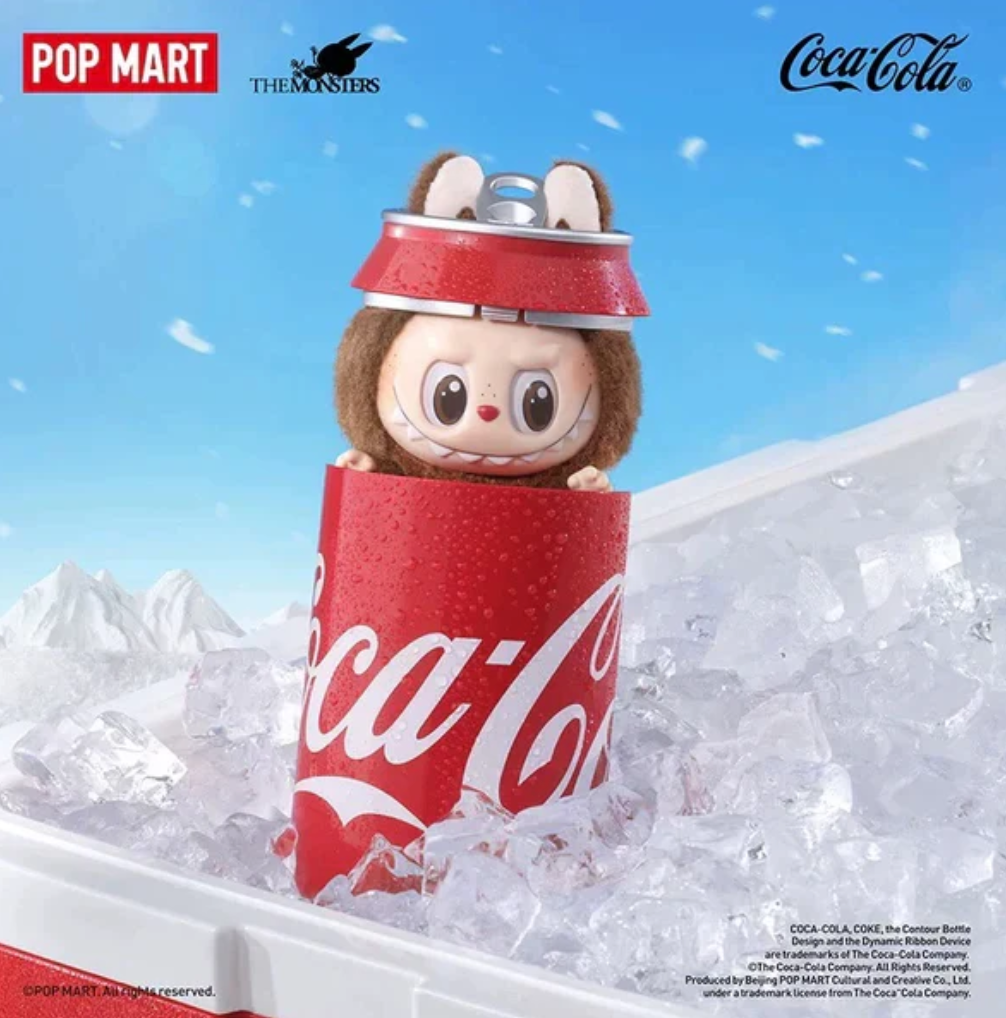 LABUBU The Monsters Coca Cola Vinyl Face Plush toy doll