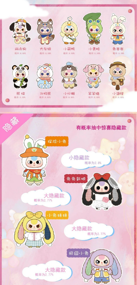 Baby Three 400% V2 Plush toy doll