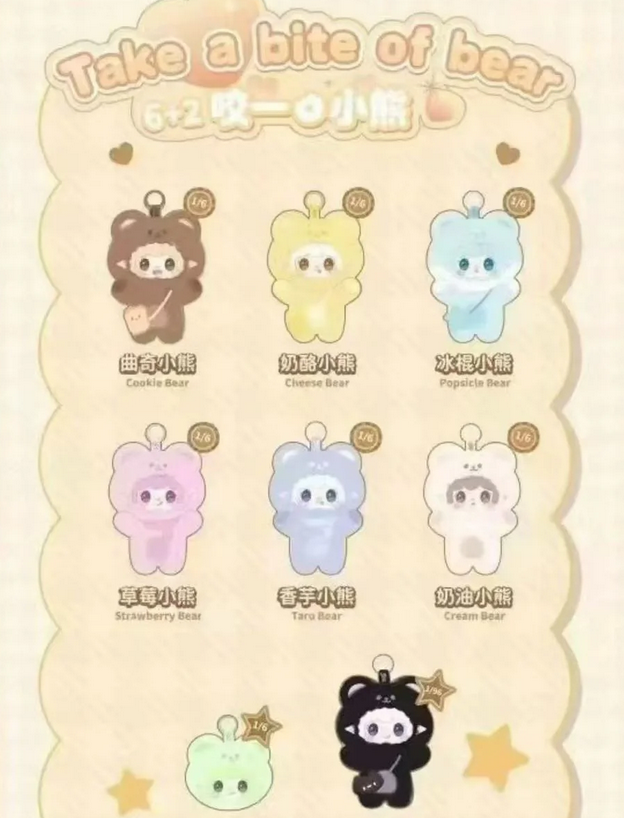 Yooki V4 Take a Bite of the Bear Plush toy doll
