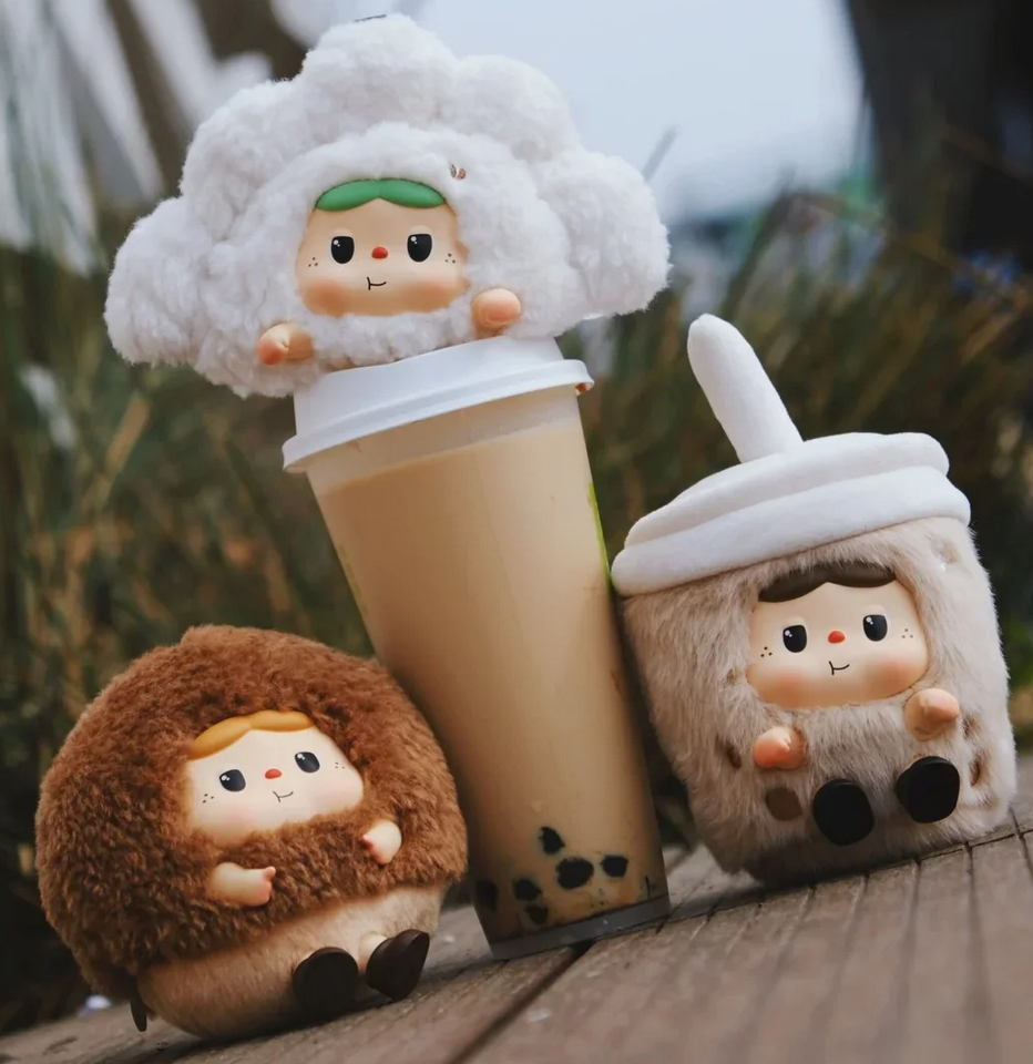 BAOBAO fireside tea party hand warmer plush toy doll