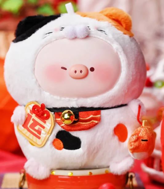 Sweet Pig lucky cat Plush toy doll