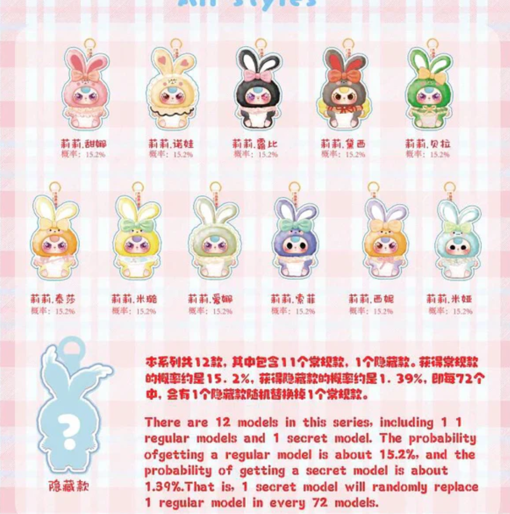 Baby Three Lily Rabbit Town V2 Lilith Bunny Plush toy doll