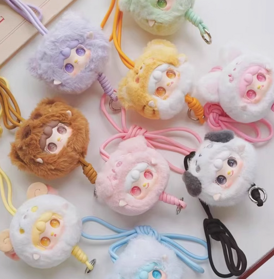 Yooki V7 Mini Zoo Phone Lanyard Plush Toy Doll