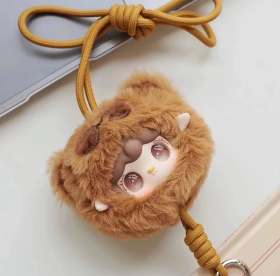 Yooki V7 Mini Zoo Phone Lanyard Plush Toy Doll