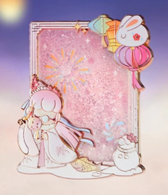 Nanci Poetry Liquid Sand Fridge Magnet Toy Doll