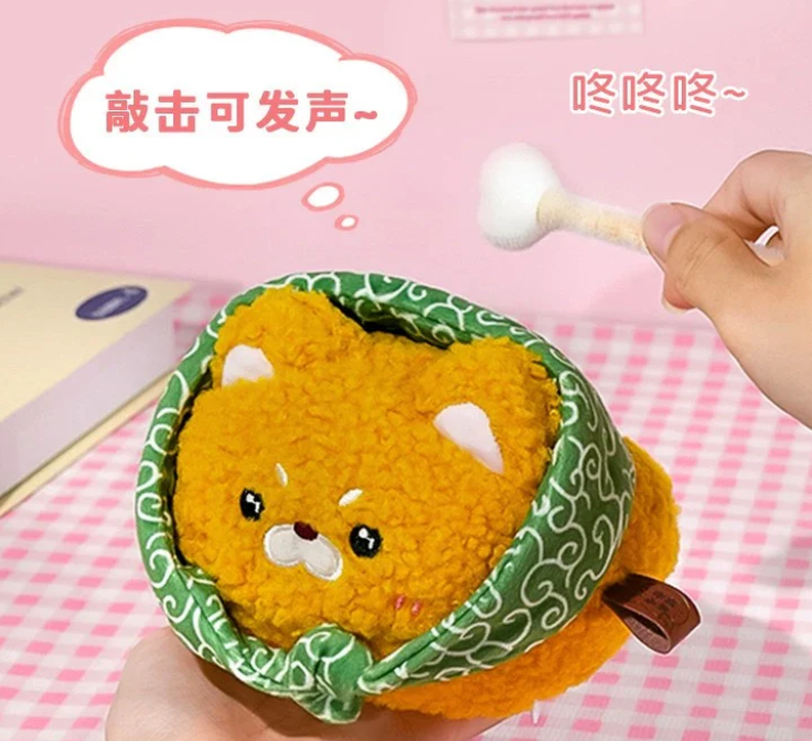 Little Wooden Fish Fluffy Plush toy doll