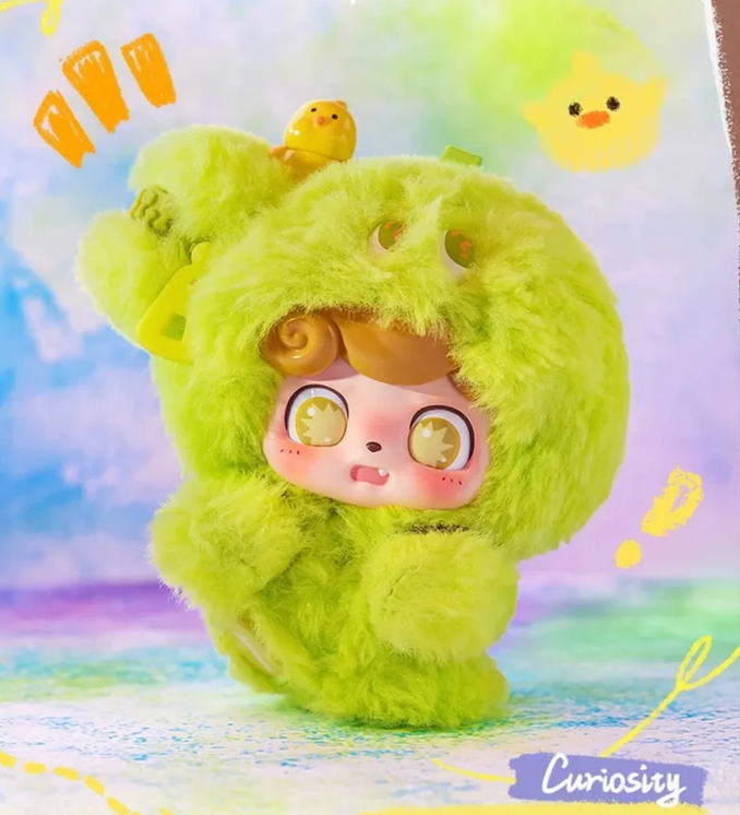 Q Kid Emotional Hairy Monsters Plush toy doll