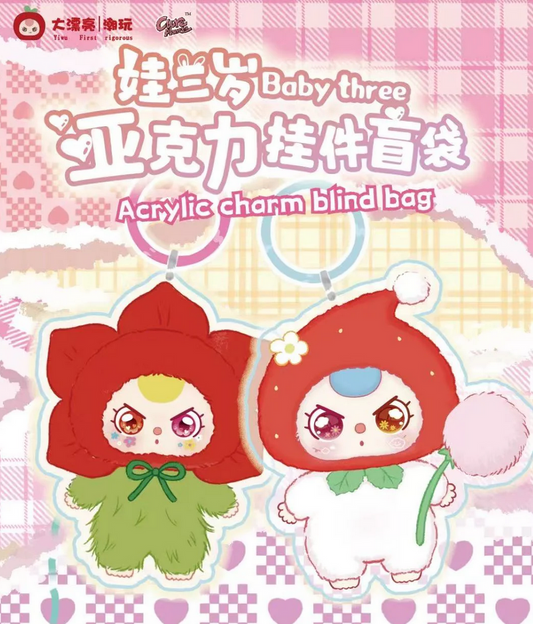 Baby Three Acrylic Charm toy doll