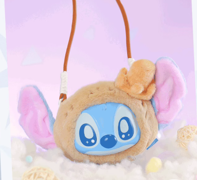 Stitch Easy Back Plush Crossbody Bag toy doll