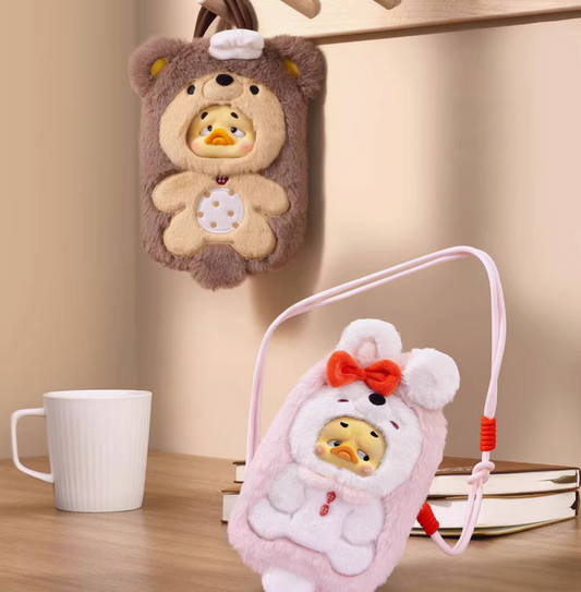 Upset Duck Stay with You Duck Plush Bag toy doll