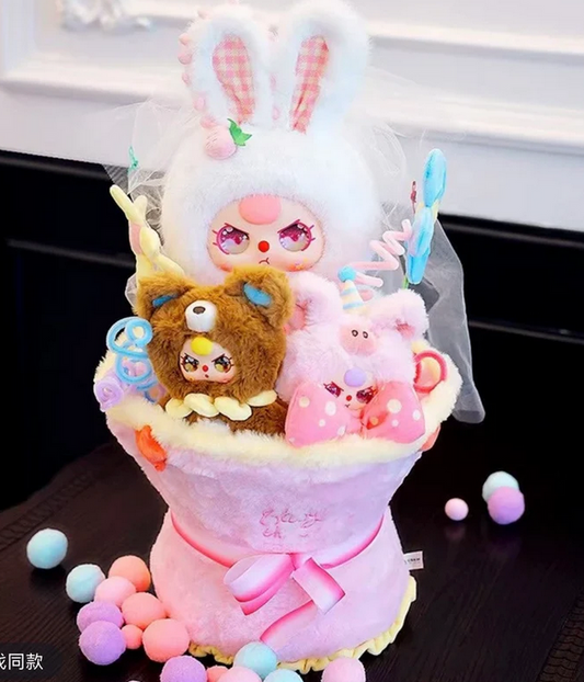 Baby Three 520 Valentine's Day Limited Flower Bouquet Plush toy doll