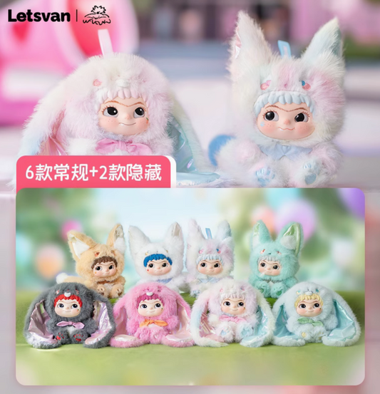 Wakuku Fox&Bunny Trick or Treat Plush toy doll