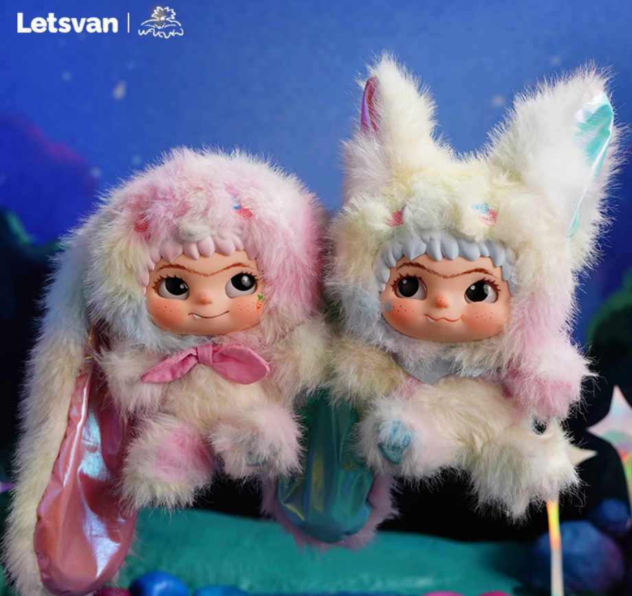 Wakuku Fox&Bunny Trick or Treat Plush toy doll