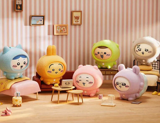 Chiikawa Pajamas Face-changing Plush toy doll