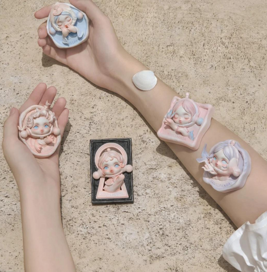 SKULLPANDA Gate of Advancement and Retreat Fridge Magnet toy doll