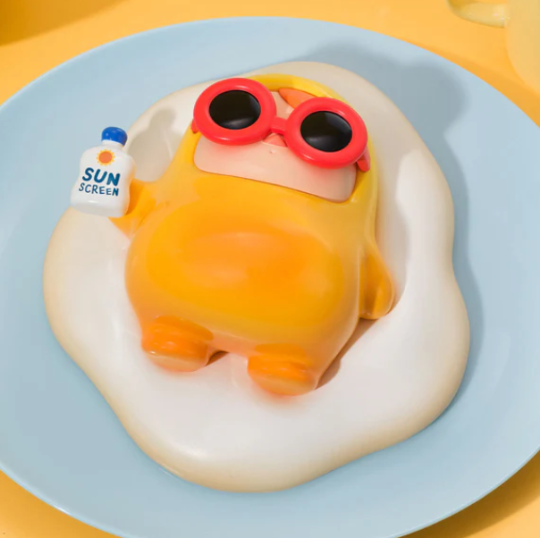 PUCKY Egg Beanie toy doll