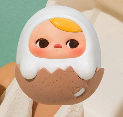 PUCKY Egg Beanie toy doll