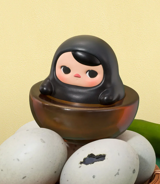 PUCKY Egg Beanie toy doll