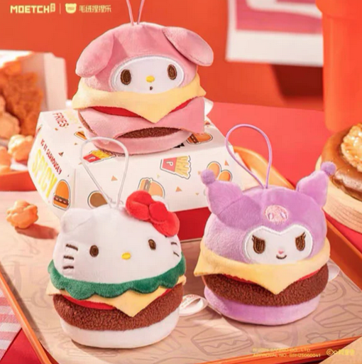 Sanrio Hamburger Plush toy doll