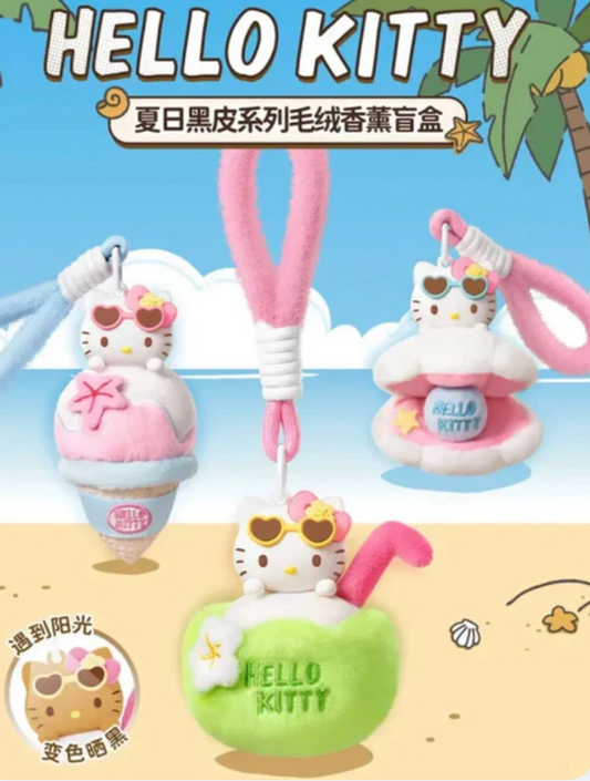 HELLO KITTY Summer Dark-Skinned Series Plush toy doll