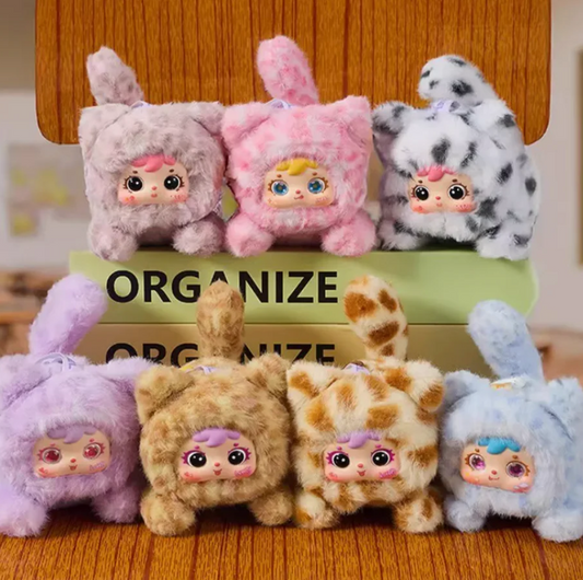 Samuel Tyke Three Meow Meow Cute Moments Plush toy doll