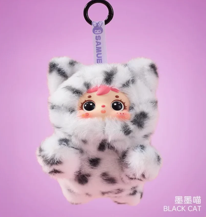 Samuel Tyke Three Meow Meow Cute Moments Plush toy doll
