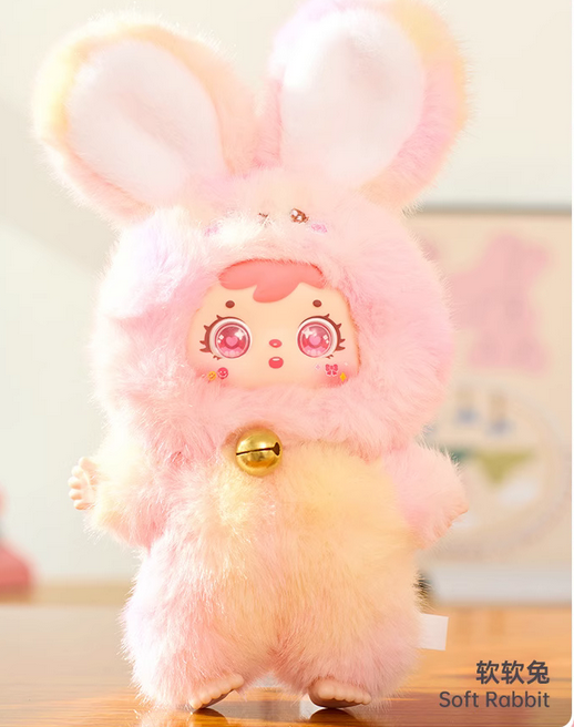 Tyke Three Samuel Magic Colorful Rabbit Plush toy doll