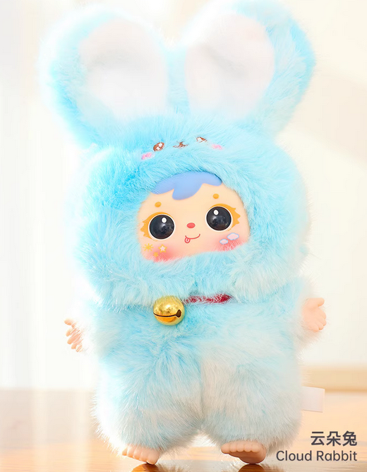 Tyke Three Samuel Magic Colorful Rabbit Plush toy doll