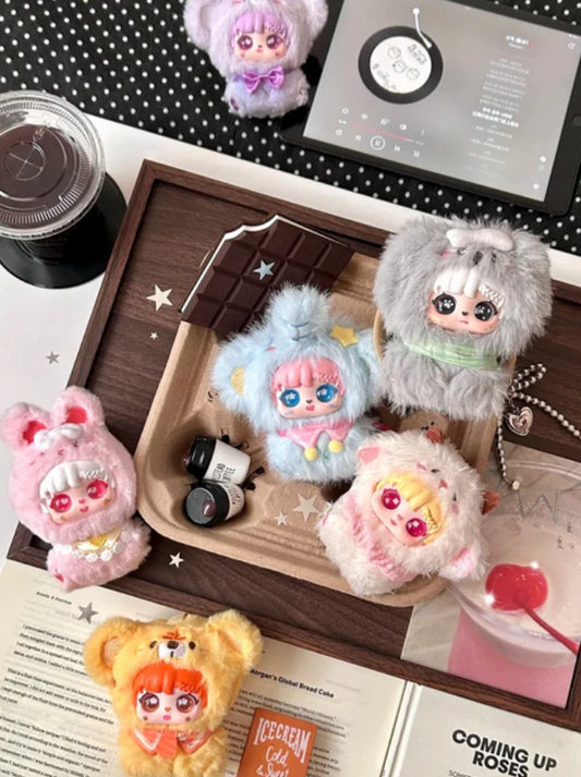 Sanmi Rabbit‘s Little Baby Hand in Hand Plush toy doll