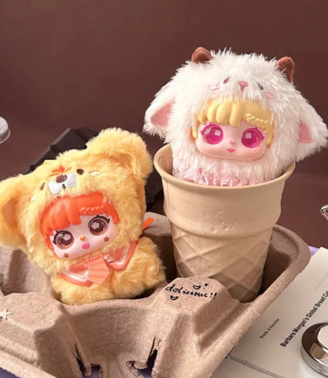 Sanmi Rabbit‘s Little Baby Hand in Hand Plush toy doll