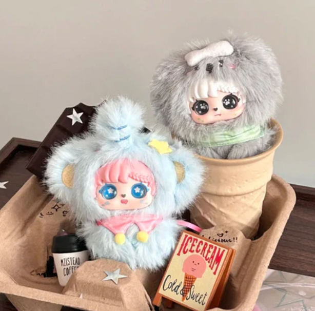Sanmi Rabbit‘s Little Baby Hand in Hand Plush toy doll