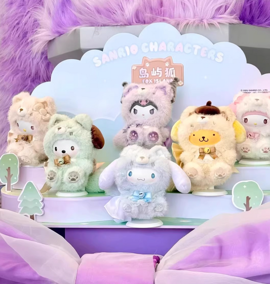 Miniso Sanrio Fox Island Plush toy doll