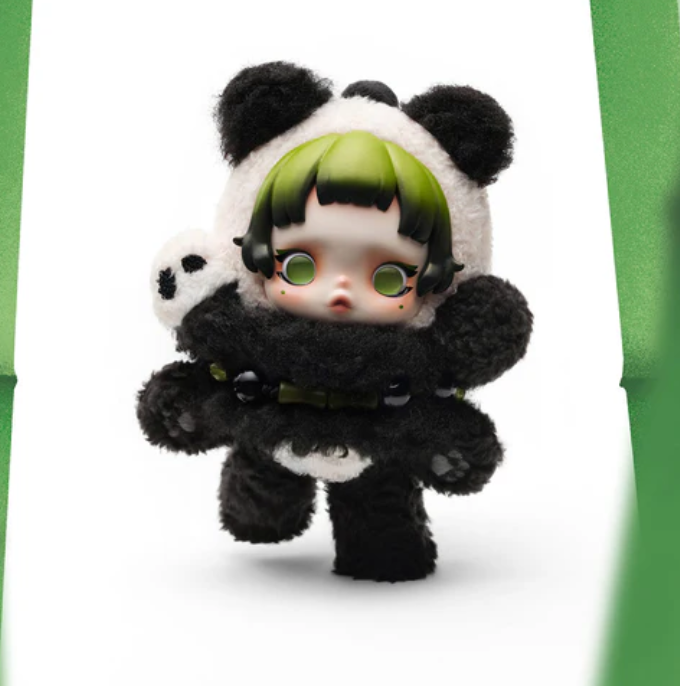 SKULLPANDA Lazy Panda Plush toy doll