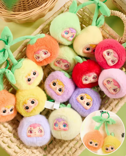 Samuel Tyke Three Bowknot Fruit Plush toy doll