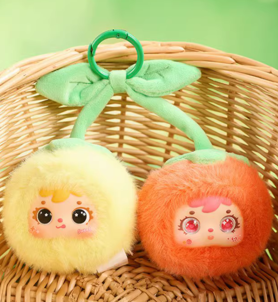 Samuel Tyke Three Bowknot Fruit Plush toy doll