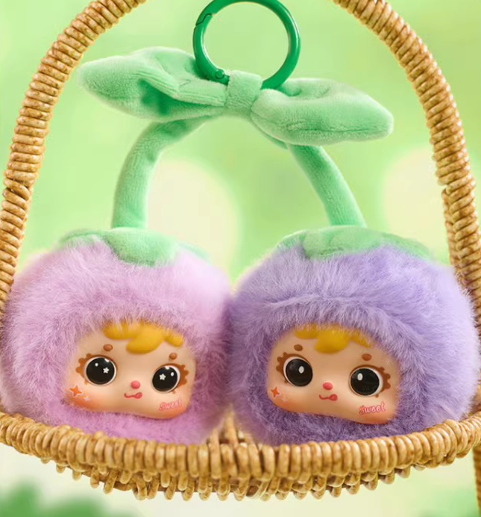 Samuel Tyke Three Bowknot Fruit Plush toy doll