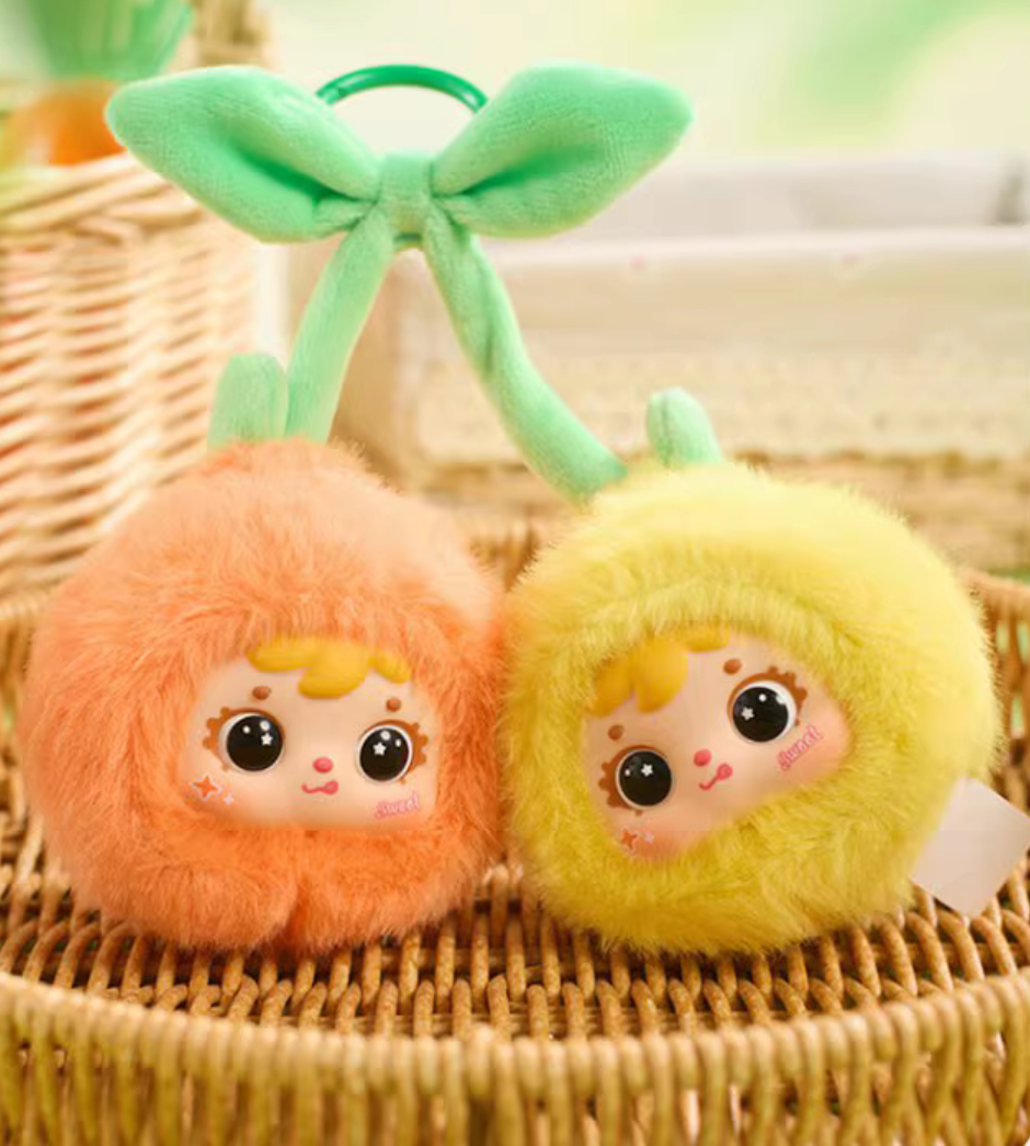 Samuel Tyke Three Bowknot Fruit Plush toy doll