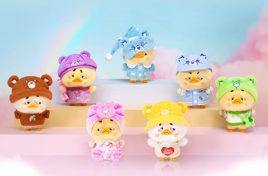 Upset Duck x Care Bears Plush toy doll