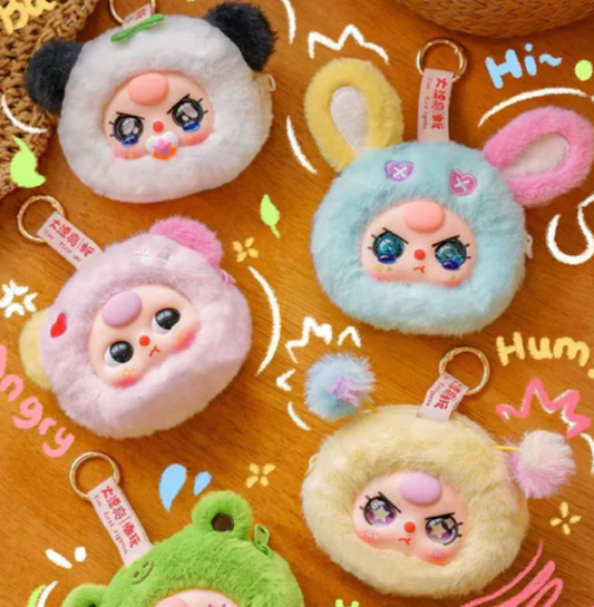 Baby Three Storage Plush Pouches toy doll