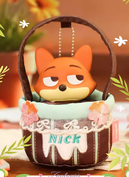Zootopia Romantic Flower Basket Pendant toy doll